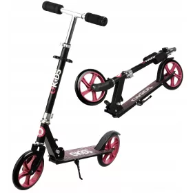 QKids HUBA00001 dvokolesni skiro Črna, Roza