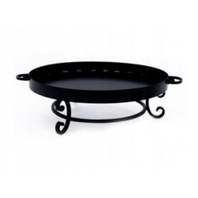  Kovano vrtno kurišče 60 cm za žar za taborni ogenj