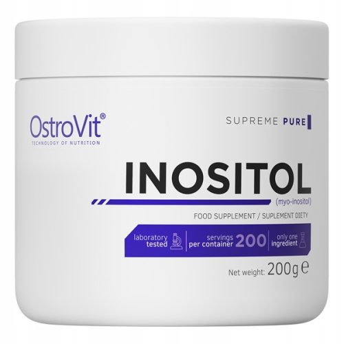 OstroVit Inozitol 200 g - Naravno Doplačilo B8 brez dodatkov