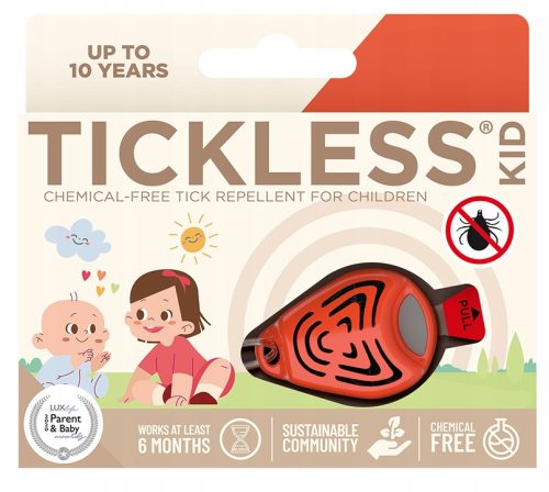 Zaščita pred klopi za otroke Tickless Kid Oranžna