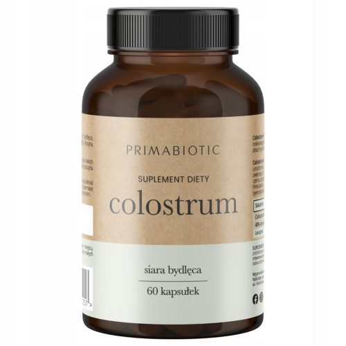 Colostrum v kapsulah Primabiotic - Naravna podpora za vaš imunski sistem, 60 kapsul