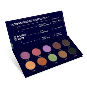    Paleta senčil Affect Evening Mood Pressed Eyeshadows Palette 10x2,5 g