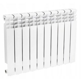   Hydroland 78 W beli aluminijasti radiator 70 x 568 x 70 mm - stranski priključek