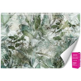 Velika 3D fototapeta za dnevno sobo Gozd 450x315