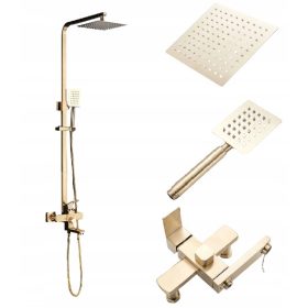 Zlata tuš garnitura Prestige Mat Gold