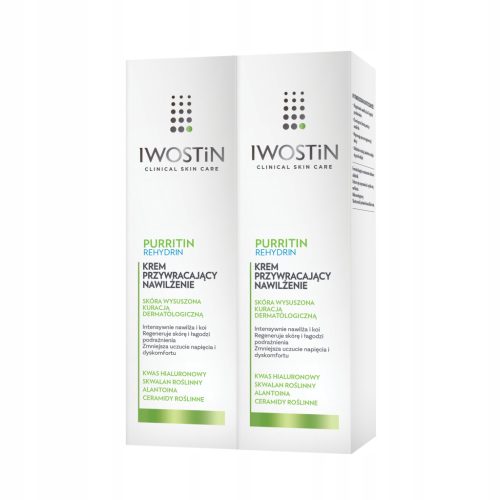 IWOSTIN PURRITIN REHYDRIN Vlažilna krema za obnovitev kože, 40 ml