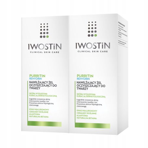 Iwostin Purritin Rehydrin: Hidratantni čistilni gel za obraz za suho kožo