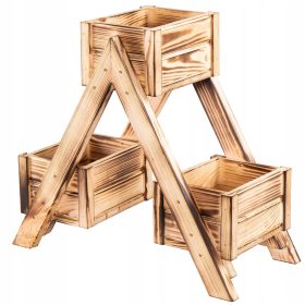 Stojalo za rože iz lesa 42 x 22 x 47 cm