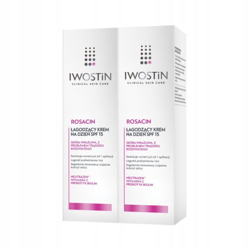 IWOSTIN ROSACIN Pomirjevalna dnevna krema SPF 15 za občutljivo kožo