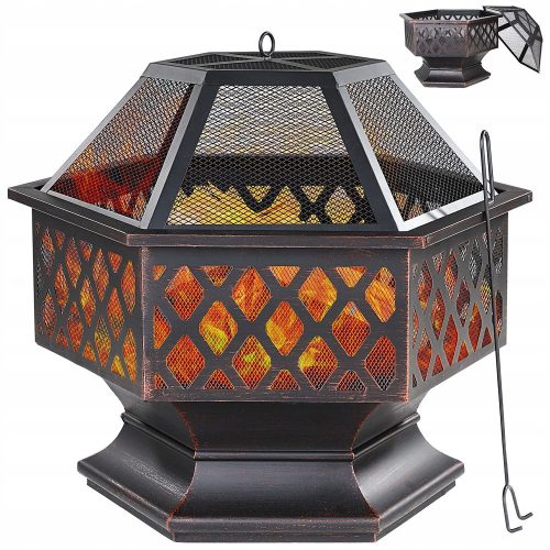  Gardebruk Kamin Fire Bowl Fire Basket Steel