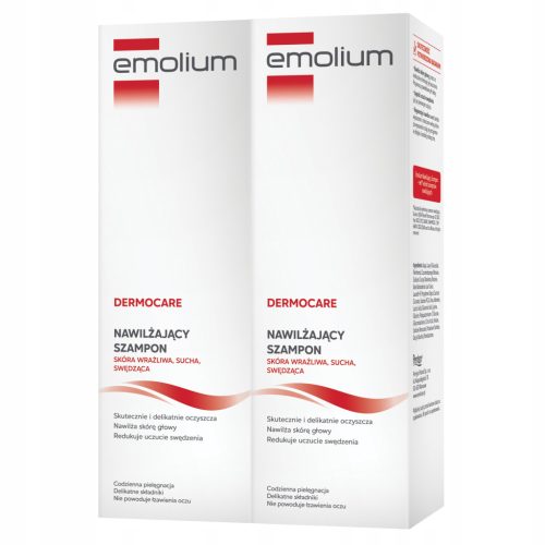 Emolium Dermocare Vlažilni šampon za občutljivo kožo, 400 ml