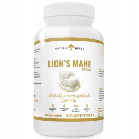   Lion's Mane 500mg - Naravni ekstrakt za boljši spomin in koncentracijo