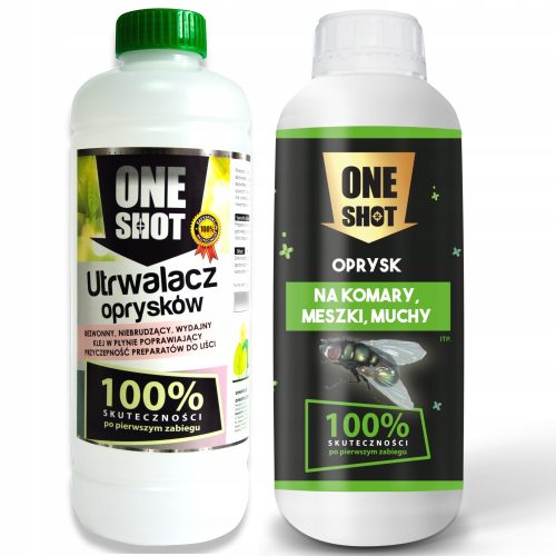 Tekočina za odstranjevanje komarjev in muh One Shot 1 kg 1000 ml