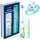 VITAMMY SMILE krokodil z električno zobno ščetko za otroke Smile 3+ z etuijem in modro silikonsko uro