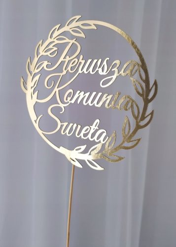 ZLATI tortni vrhunec zrcalnega učinka