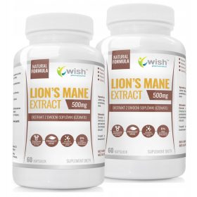   Ekstrakt Mane Grzyba Lew (Lion's Mane) 500mg - 120 kapsułek