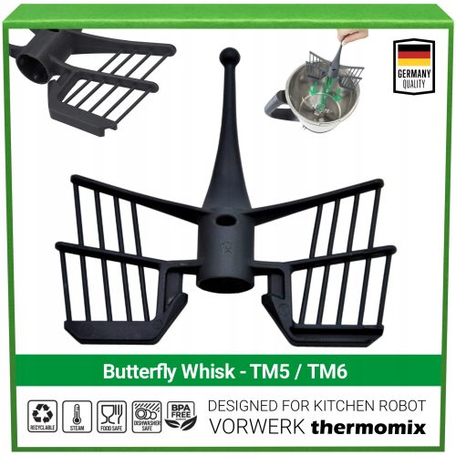 Mešalnik/motiljček za VORWERK Thermomix TM6 in TM5 | visoka kakovost | certifikat + BPAfree