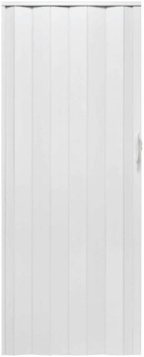 Gockowiak Harmonikasta PVC vrata - Bela 001P 80 cm