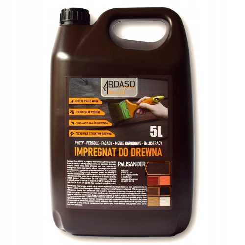 IMPREGNAT farba za les 5l palisander ARDASO
