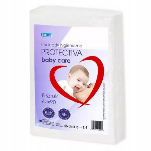 Higienski vložki za otroke Protectiva Baby Care 60x90 cm, 8 kosov