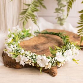 arobni cvetlični venček za prvo obhajilo - Paula