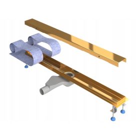 Linearni odtok Waterway Premium Gold Nizek, 80 cm