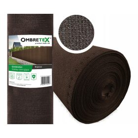 OMRETEX SENČNA MREŽA ZA OGRAJO 1,7x50m 95% 200g RJAVA