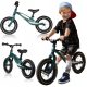 Rowerek brez pedala Lionelo Bart Air 12" z zelenim okvirjem in gumijastimi kolesi