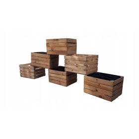 Stojalo za rože iz lesa 30 x 50 x 40 cm