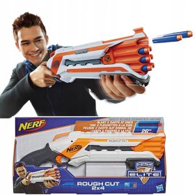   Nerf N-Strike Elite Rough Cut 2X4 Shotgun + 10 dodatnih Waffle strel