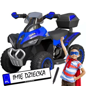 Kvadrik Szomik QUAD-SX-3 za otroke, modra, rdeča, zelena