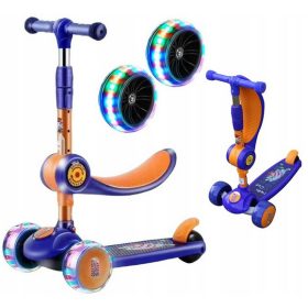 HULAJNOGA Z LED KOLESOM IN SEDALOM ZA OTROKE