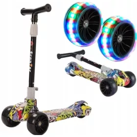 OTROŠKI BALANSIRNI TRIKOLESNI SKUTER Z LED KOLESI