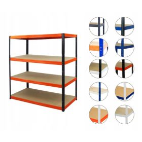 Kovinski regal za shranjevanje HELIOS HBO 180 x 150 x 40 cm