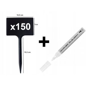 Označevalne table za rastline, 150 kosov + marker