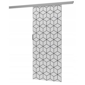   Topeshop vrata 86 cm s heksagonalnim vzorcem - najnovejši trend za vaš dom!