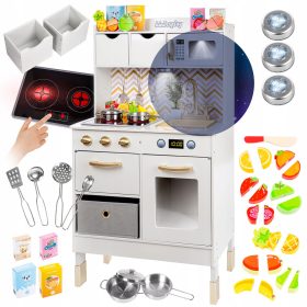 Lesena otroška kuhinja Kinderplay Green GS0059-1