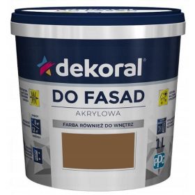 Dekoral akrilna zidna barva 5 l RJAVA mat