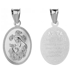 Srebrna medalja svete Rite iz Cascie Rita 925