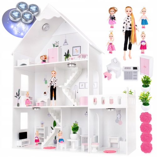 Domača za punčke Kinderplay Velika Domača za punčke 118 cm