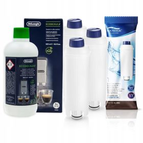   Delonghi komplet 3x filter 1x odstranjevalec vodnega kamna 500 ml