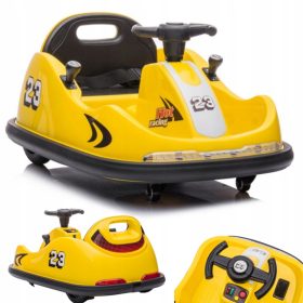   LEANIgrača Električni Avto za Otroke na Akumulator GTS1166 Rumeni z Daljinskim Upravljanjem