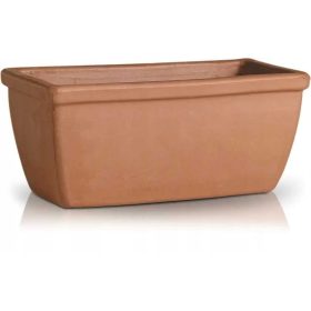   WLOSZKA TERAKOTNA CVETLICNA POSODA - BALKONSKO KORITO 43X19X17 CM
