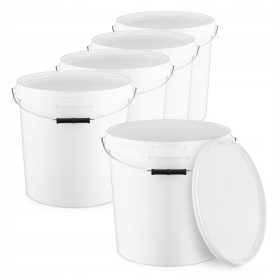Plastično vedro Benbow s pokrovom, 20 l