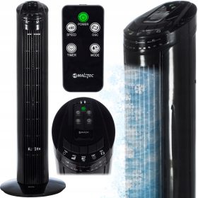    MalTec WK180WT kolonski ventilator črn + DALJINSKI UPRAVLJALNIK ZA VENTILATOR MALTEC WK180WT