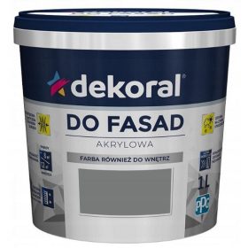  Dekoral fasadna akrilna barva 5 l GRAFIT mat