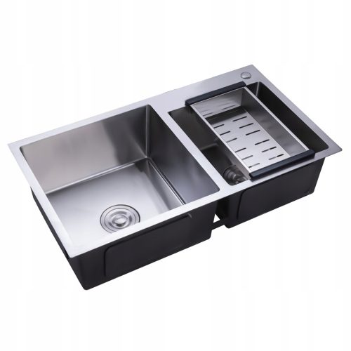 Inox dvojno korito za pomivanje kuhinjskih posod
