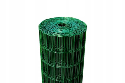 Varjena mreža za ograjo 100x76mm/1,50m - ZELENA - 25 m