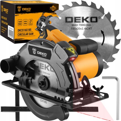 DEKO 1600 W krožna žaga 20 mm