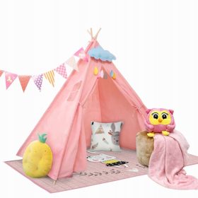  Domarex otroški šotor Tipi Wigwam za igro in zabavo 3 leta +